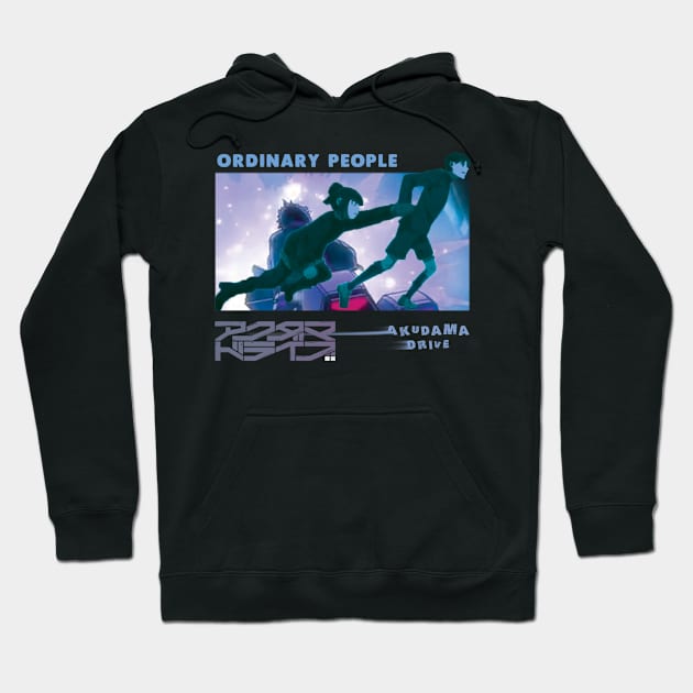 Akudama Drive ''ORDINARY PEOPLE'' V2 Hoodie by riventis66